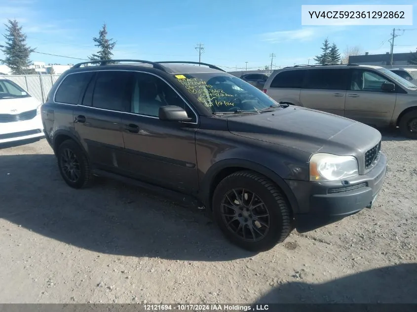 2006 Volvo Xc90 VIN: YV4CZ592361292862 Lot: 12121694