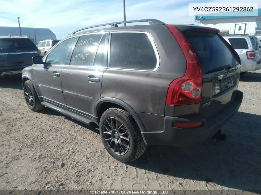 2006 Volvo Xc90 VIN: YV4CZ592361292862 Lot: 12121694