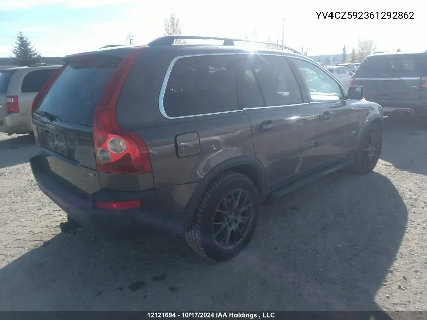 2006 Volvo Xc90 VIN: YV4CZ592361292862 Lot: 12121694