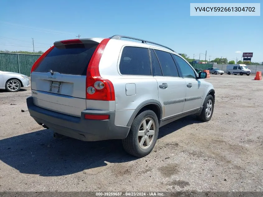 2006 Volvo Xc90 2.5T VIN: YV4CY592661304702 Lot: 39259657