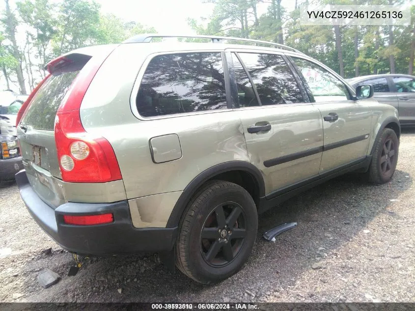 YV4CZ592461265136 2006 Volvo Xc90 2.5T