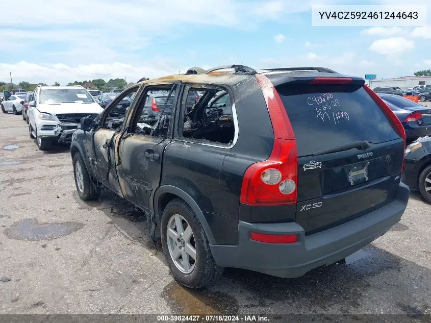 YV4CZ592461244643 2006 Volvo Xc90 2.5T