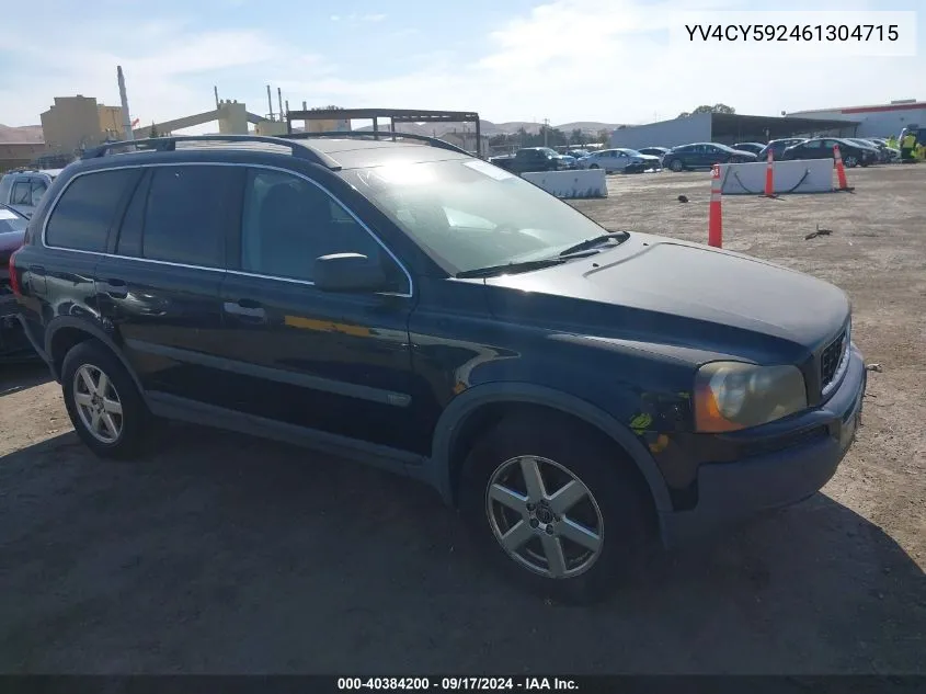 2006 Volvo Xc90 2.5T VIN: YV4CY592461304715 Lot: 40384200