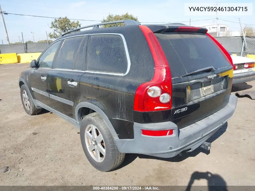 2006 Volvo Xc90 2.5T VIN: YV4CY592461304715 Lot: 40384200