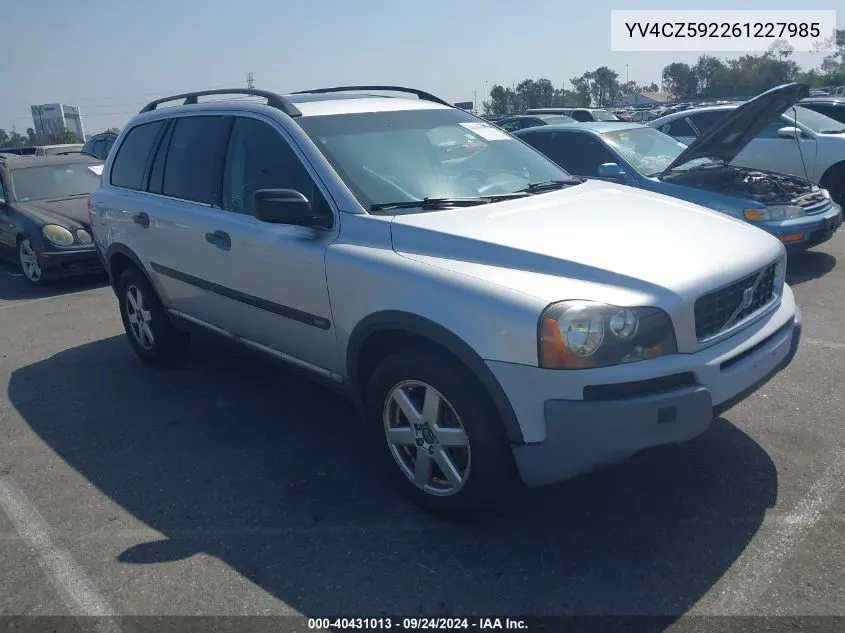 YV4CZ592261227985 2006 Volvo Xc90