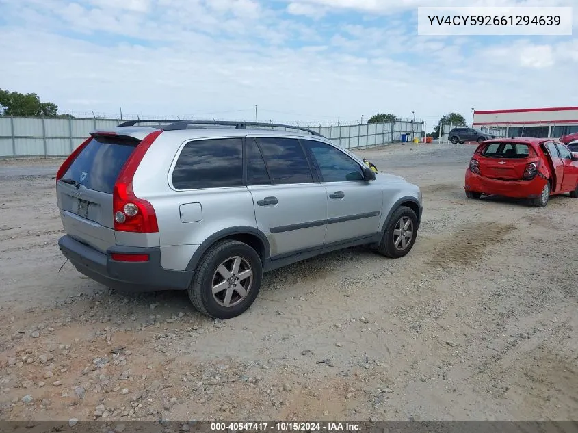 2006 Volvo Xc90 2.5T VIN: YV4CY592661294639 Lot: 40547417