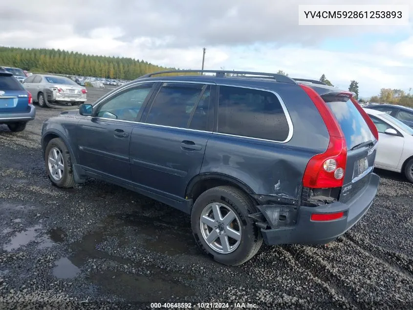 2006 Volvo Xc90 VIN: YV4CM592861253893 Lot: 40648592