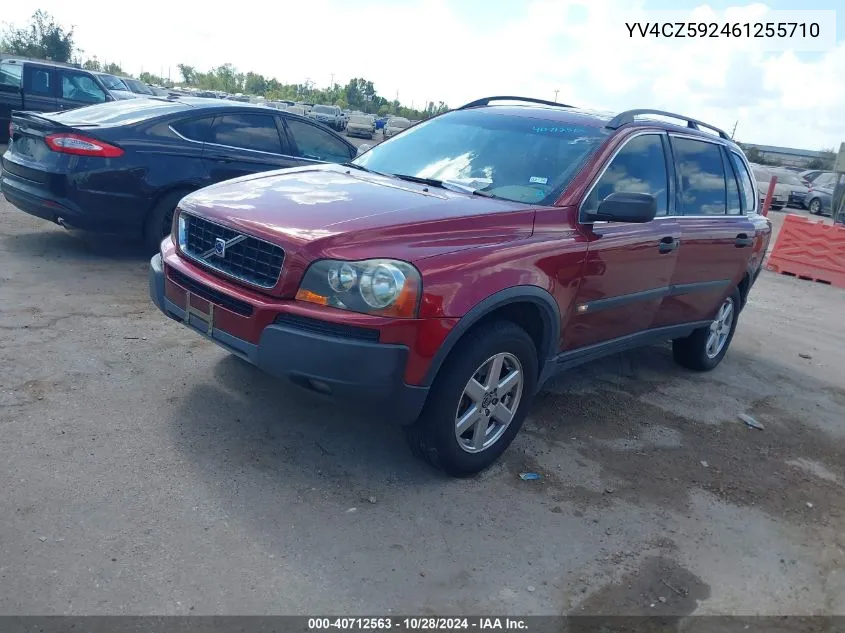 2006 Volvo Xc90 2.5T VIN: YV4CZ592461255710 Lot: 40712563