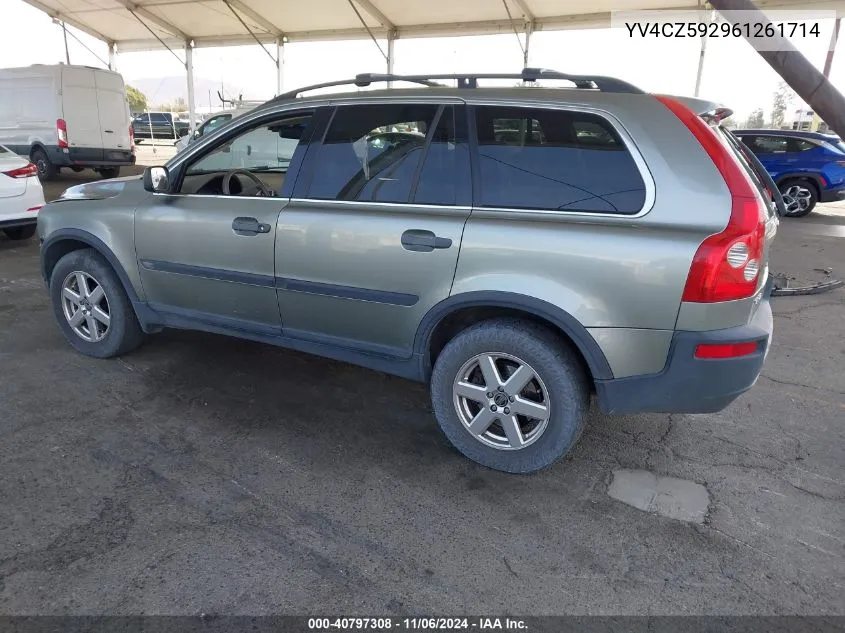 2006 Volvo Xc90 2.5T VIN: YV4CZ592961261714 Lot: 40797308