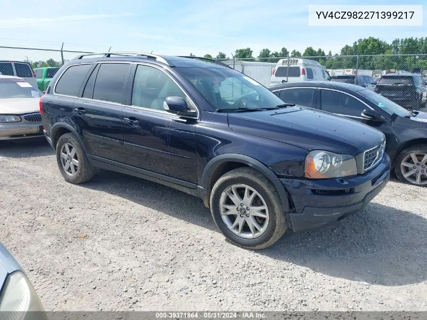 2007 Volvo Xc90 3.2 VIN: YV4CZ982271399217 Lot: 39371864