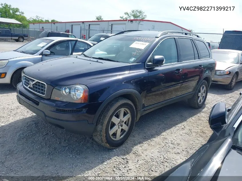 2007 Volvo Xc90 3.2 VIN: YV4CZ982271399217 Lot: 39371864