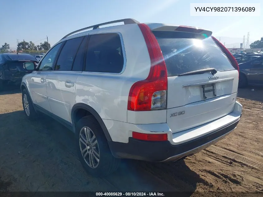 2007 Volvo Xc90 3.2 VIN: YV4CY982071396089 Lot: 40085629