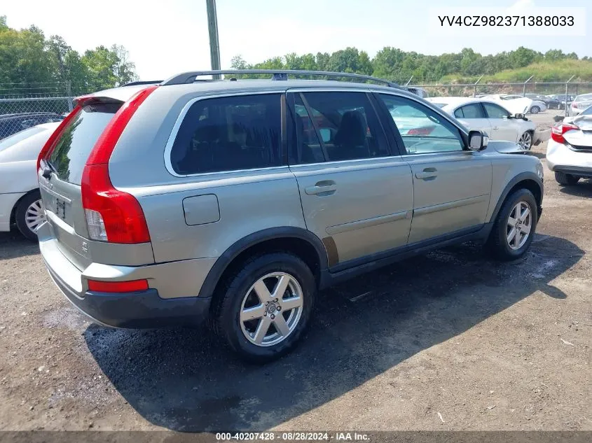 2007 Volvo Xc90 3.2 VIN: YV4CZ982371388033 Lot: 40207428