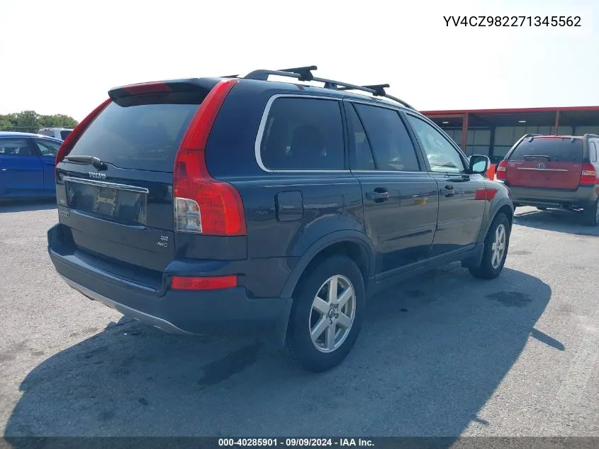 2007 Volvo Xc90 3.2 VIN: YV4CZ982271345562 Lot: 40285901