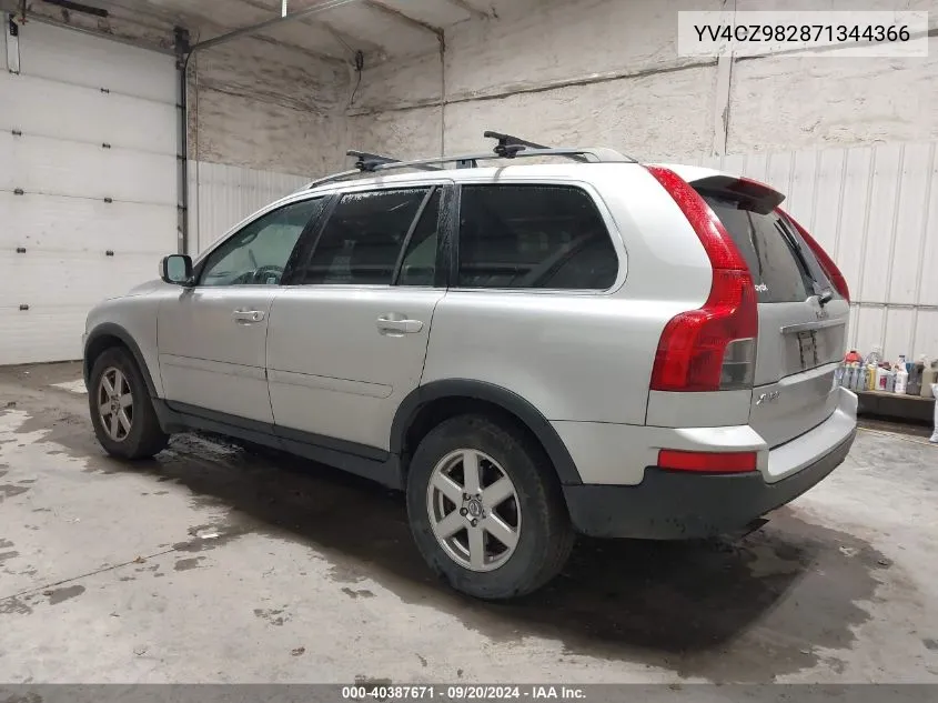 2007 Volvo Xc90 3.2 VIN: YV4CZ982871344366 Lot: 40387671