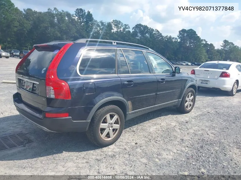 2007 Volvo Xc90 3.2 VIN: YV4CY982071377848 Lot: 40516888