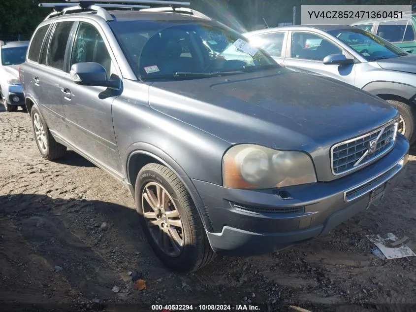 2007 Volvo Xc90 V8 VIN: YV4CZ852471360451 Lot: 40532294