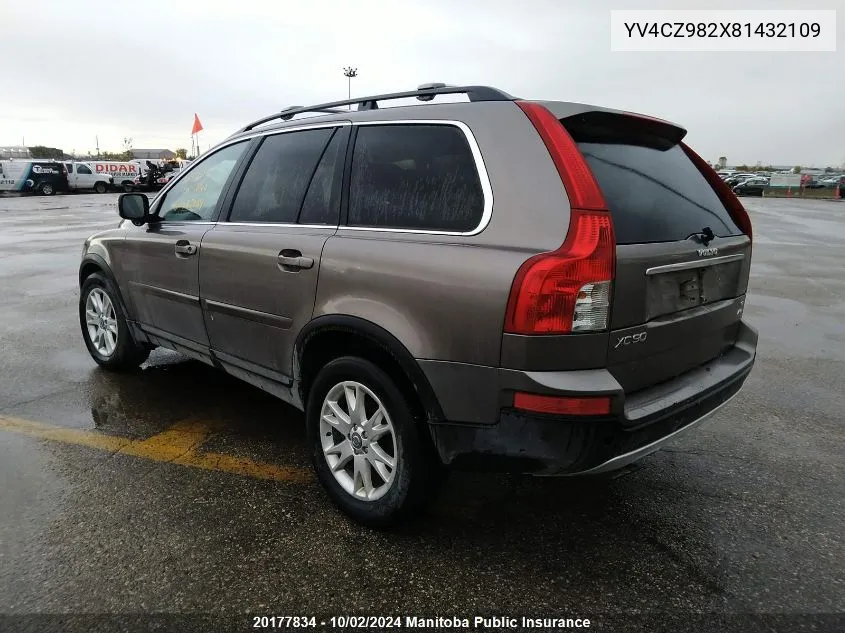 YV4CZ982X81432109 2008 Volvo Xc90 3.2