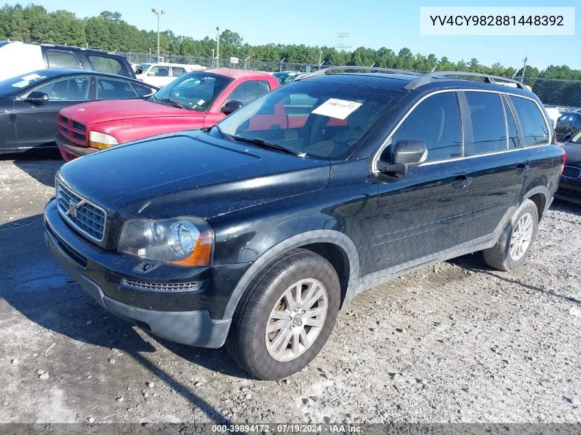 2008 Volvo Xc90 3.2 VIN: YV4CY982881448392 Lot: 39894172