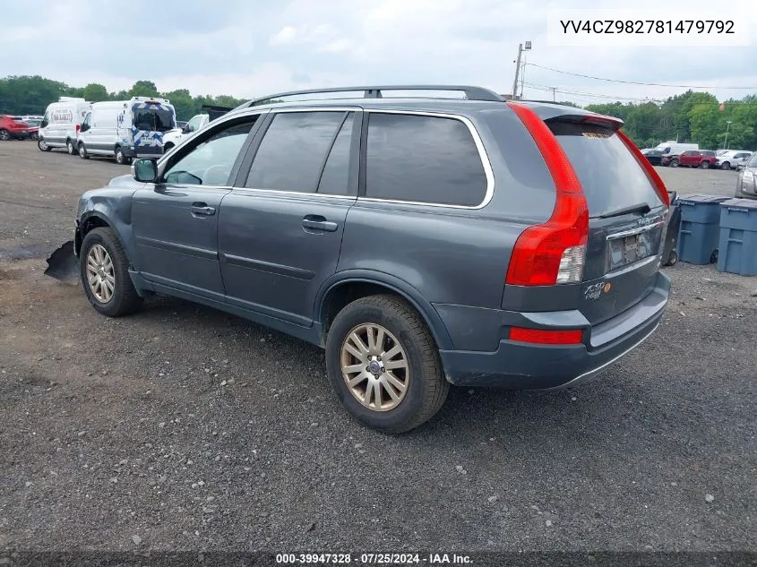 2008 Volvo Xc90 3.2 VIN: YV4CZ982781479792 Lot: 39947328