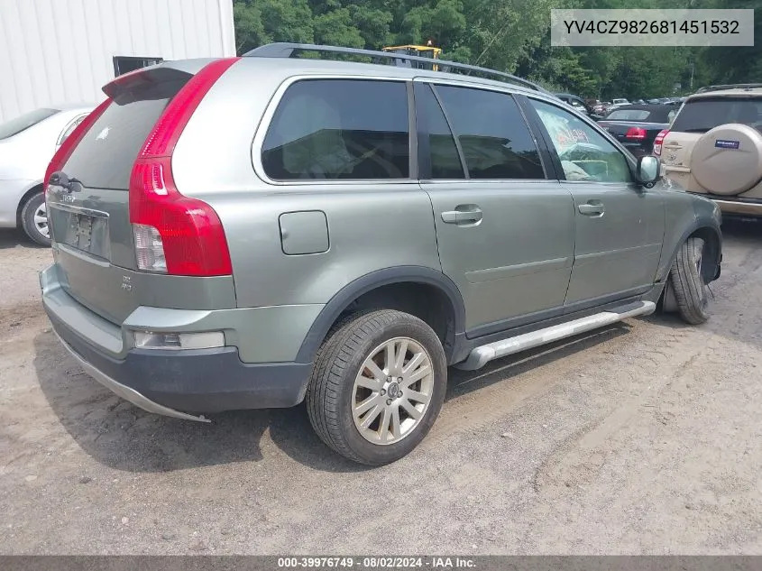 2008 Volvo Xc90 3.2 VIN: YV4CZ982681451532 Lot: 39976749