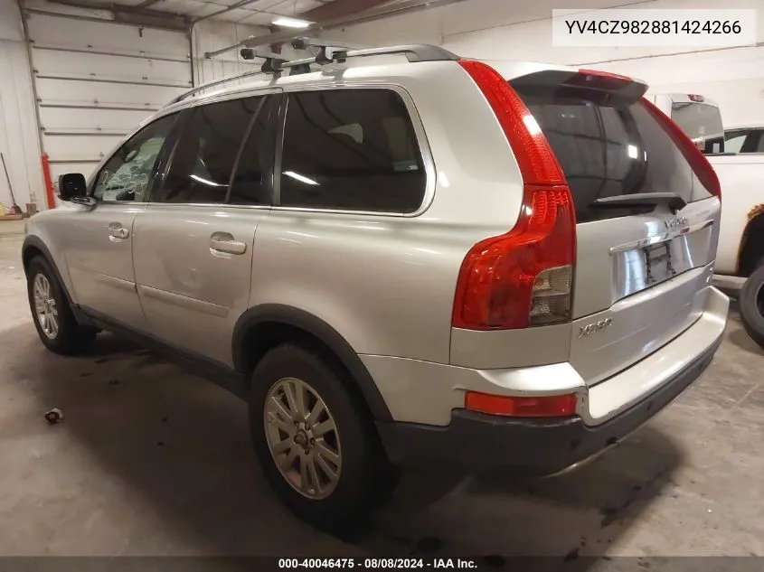 2008 Volvo Xc90 3.2 VIN: YV4CZ982881424266 Lot: 40046475