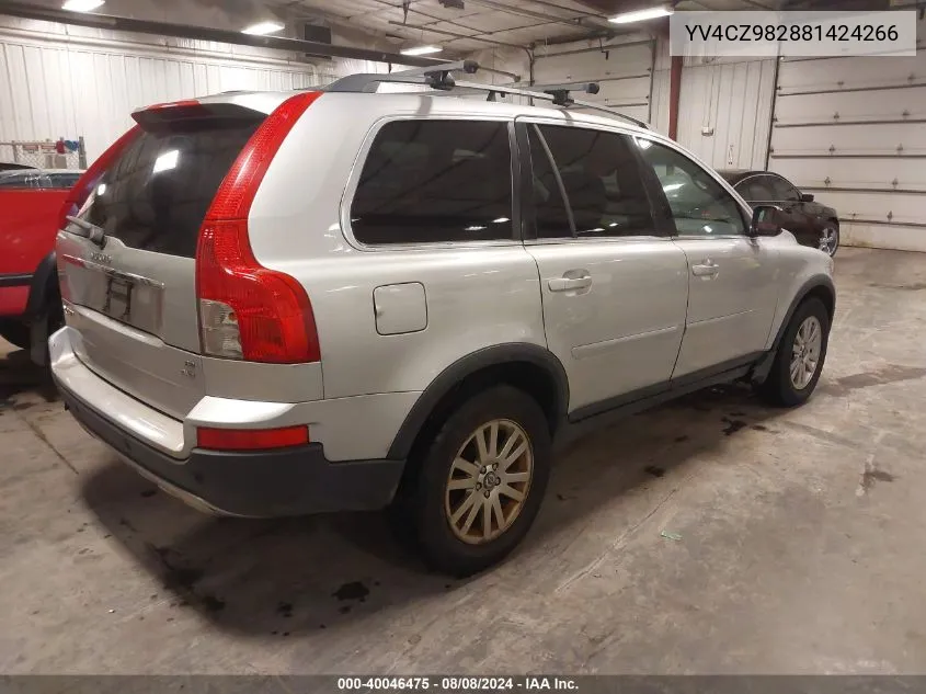 2008 Volvo Xc90 3.2 VIN: YV4CZ982881424266 Lot: 40046475