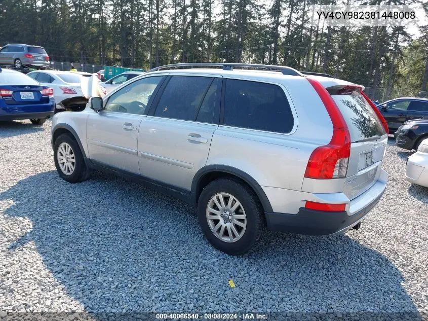 2008 Volvo Xc90 3.2 VIN: YV4CY982381448008 Lot: 40066540