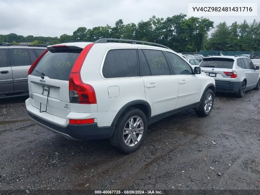 YV4CZ982481431716 2008 Volvo Xc90 3.2