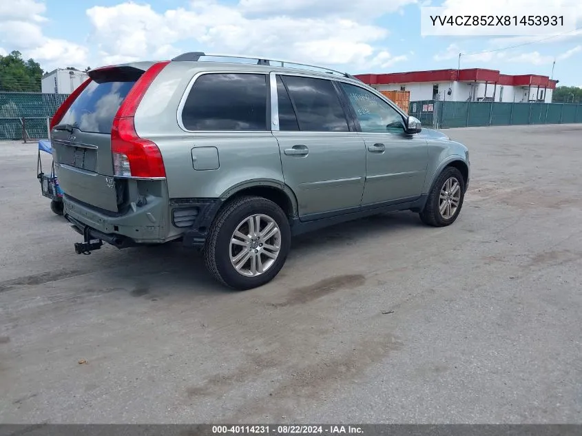 YV4CZ852X81453931 2008 Volvo Xc90 V8