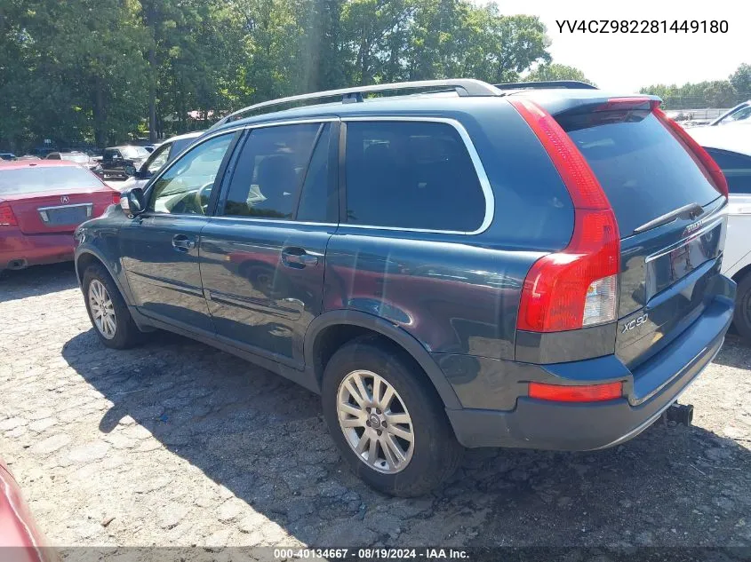 2008 Volvo Xc90 3.2 VIN: YV4CZ982281449180 Lot: 40134667