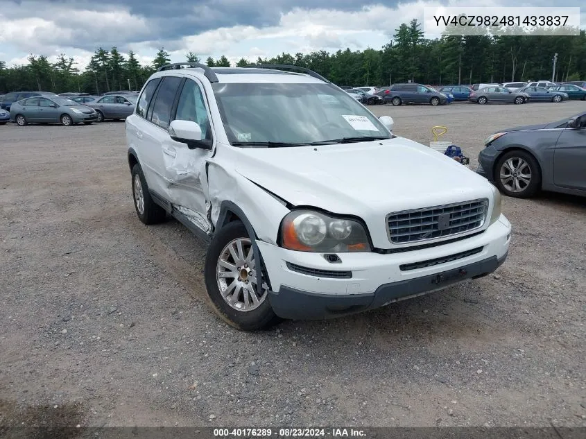 2008 Volvo Xc90 3.2 VIN: YV4CZ982481433837 Lot: 40176289