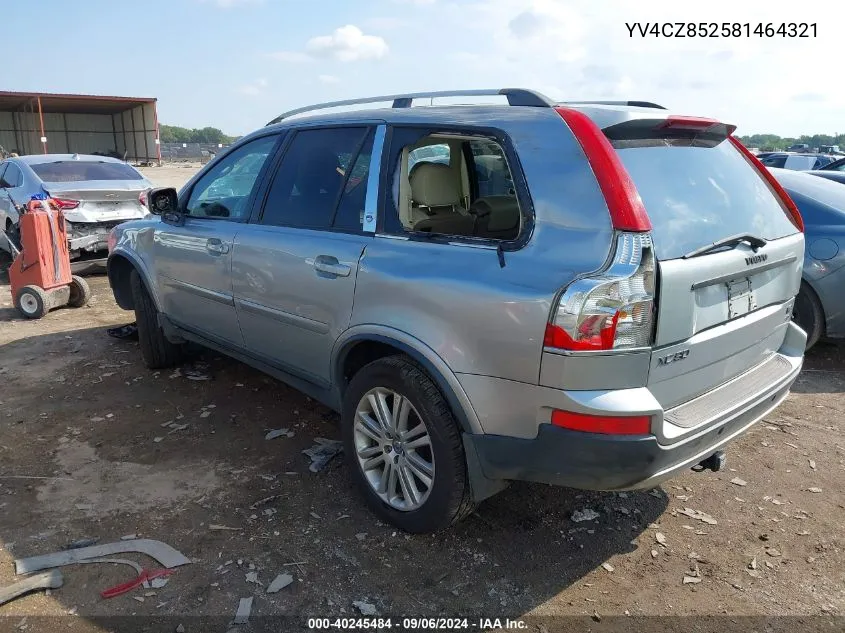 2008 Volvo Xc90 V8 VIN: YV4CZ852581464321 Lot: 40245484