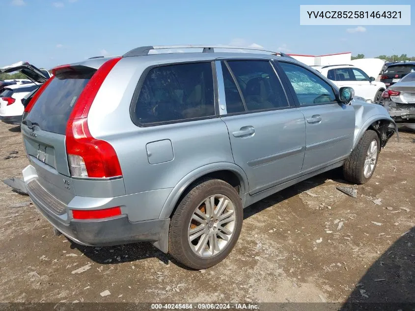 2008 Volvo Xc90 V8 VIN: YV4CZ852581464321 Lot: 40245484