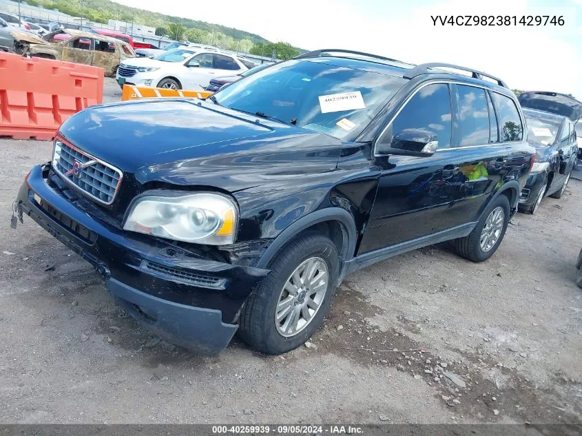 YV4CZ982381429746 2008 Volvo Xc90 3.2