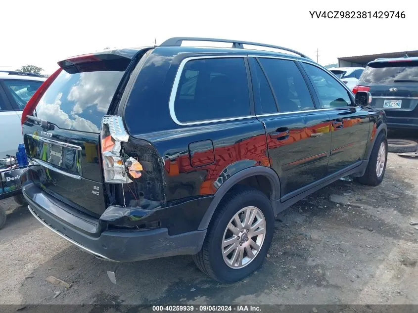 YV4CZ982381429746 2008 Volvo Xc90 3.2