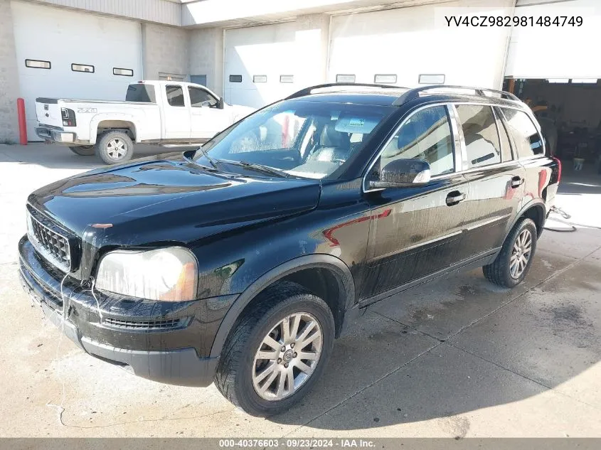 YV4CZ982981484749 2008 Volvo Xc90 3.2