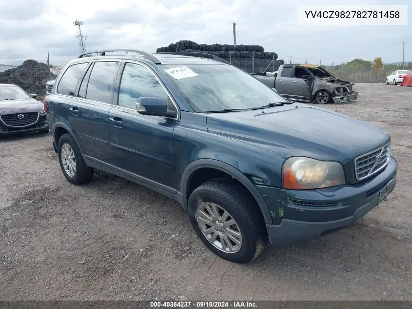 YV4CZ982782781458 2008 Volvo Xc90 3.2