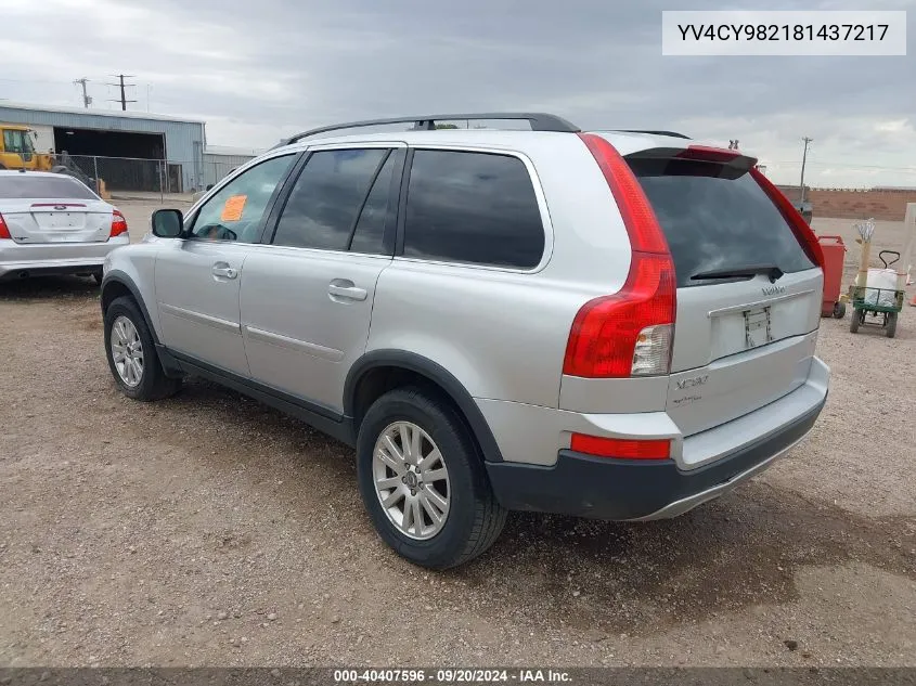 2008 Volvo Xc90 3.2 VIN: YV4CY982181437217 Lot: 40407596