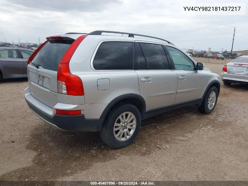 2008 Volvo Xc90 3.2 VIN: YV4CY982181437217 Lot: 40407596