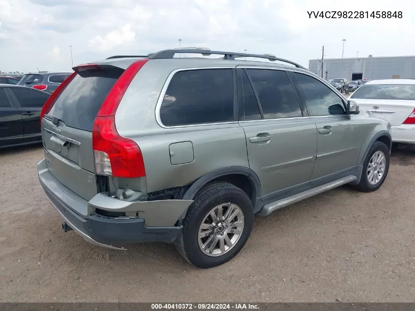 2008 Volvo Xc90 3.2 VIN: YV4CZ982281458848 Lot: 40410372