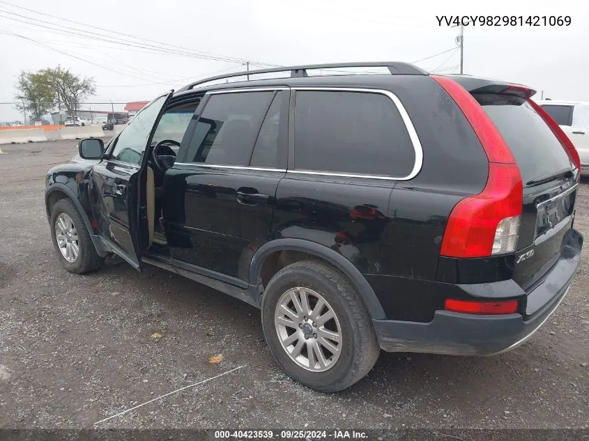 2008 Volvo Xc90 3.2 VIN: YV4CY982981421069 Lot: 40423539