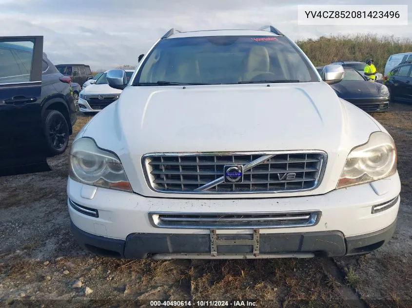 2008 Volvo Xc90 V8 VIN: YV4CZ852081423496 Lot: 40490614