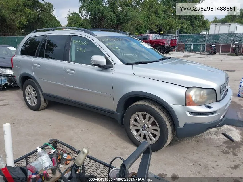 YV4CZ982981483651 2008 Volvo Xc90 3.2