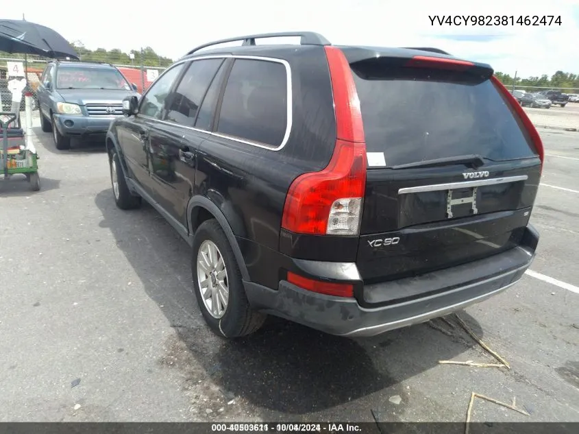 2008 Volvo Xc90 3.2 VIN: YV4CY982381462474 Lot: 40503611