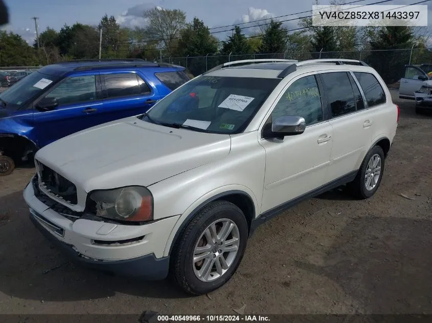 YV4CZ852X81443397 2008 Volvo Xc90 V8