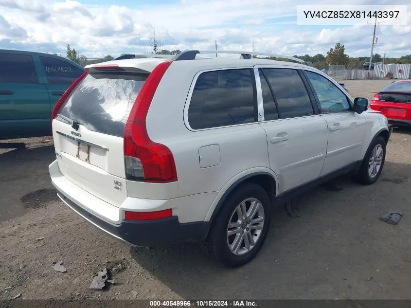 YV4CZ852X81443397 2008 Volvo Xc90 V8