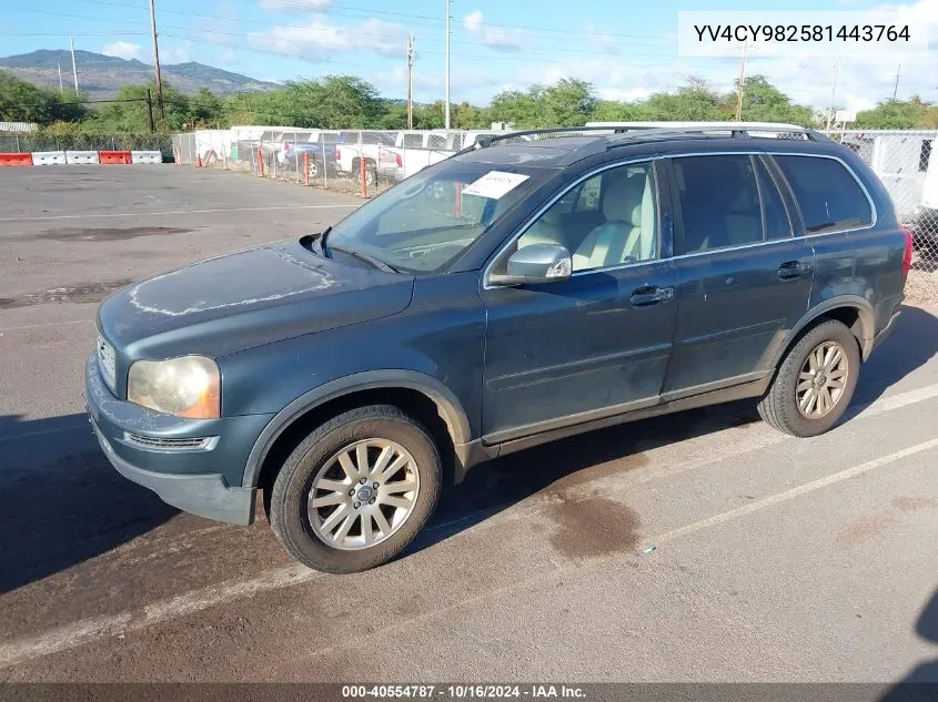 2008 Volvo Xc90 3.2 VIN: YV4CY982581443764 Lot: 40554787