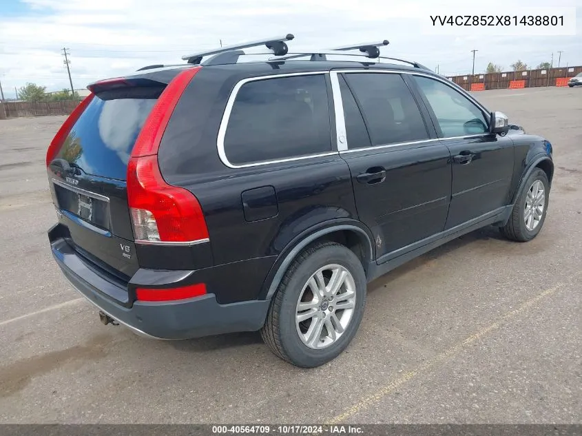 YV4CZ852X81438801 2008 Volvo Xc90 V8