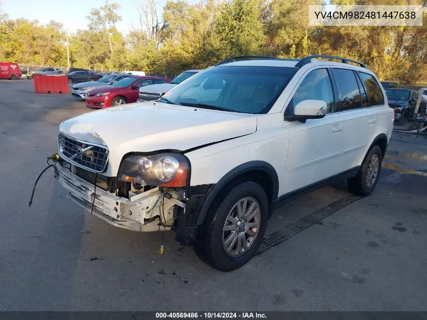 2008 Volvo Xc90 3.2 VIN: YV4CM982481447638 Lot: 40569486